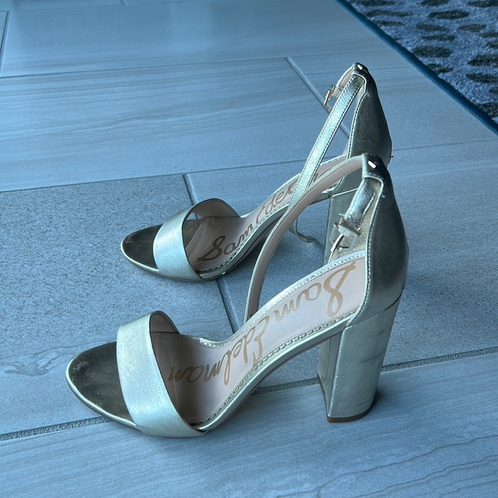 Sam Edelman Metallic Gold Heel